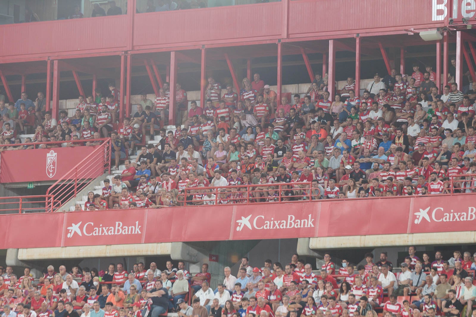 Encuéntrate en la grada durante el Granada-Rayo
