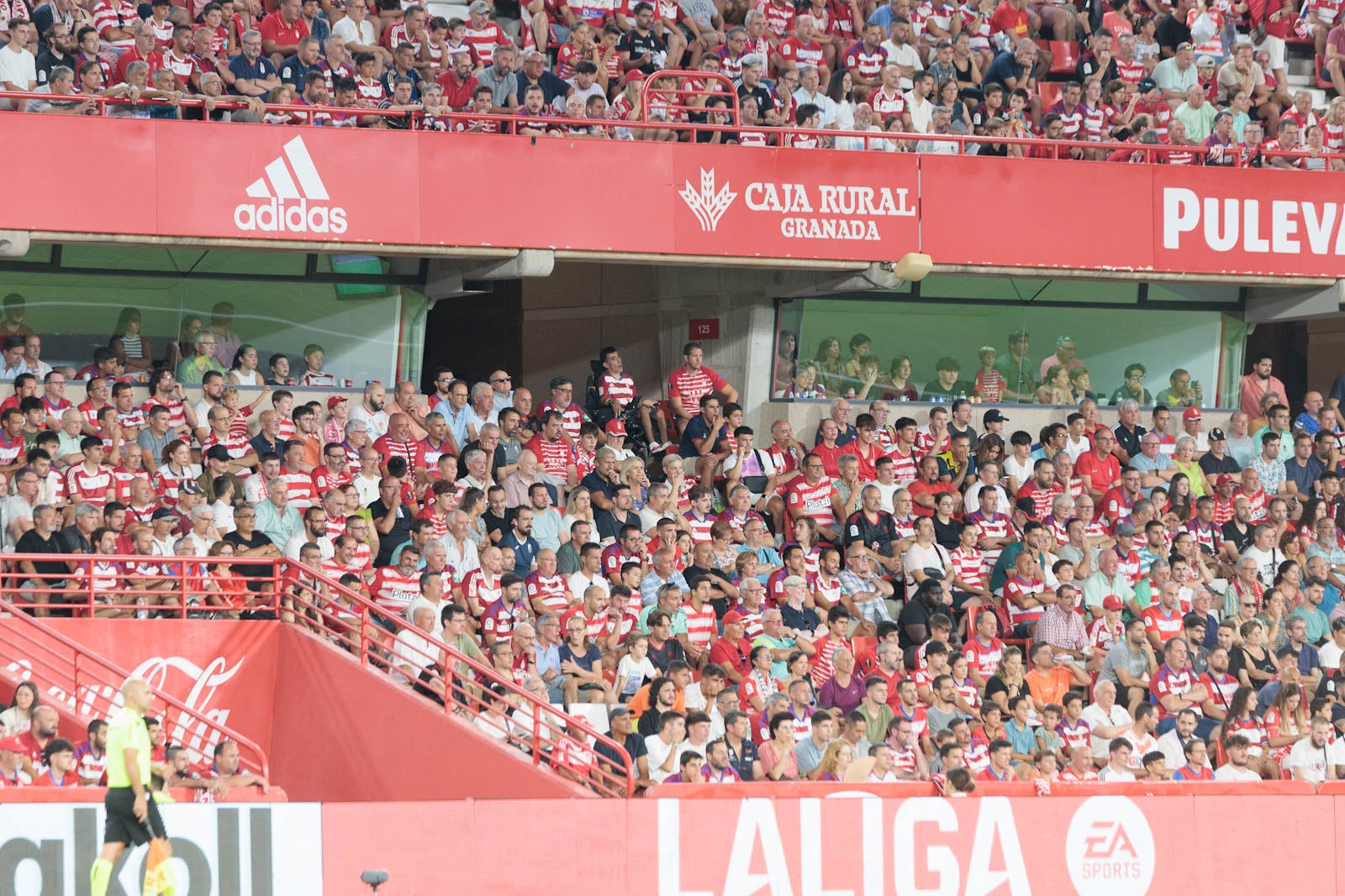 Encuéntrate en la grada durante el Granada-Rayo
