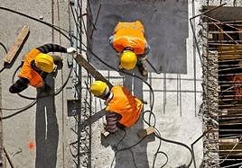 La construcción es uno de los sectores donde más accidentes laborales se registran.
