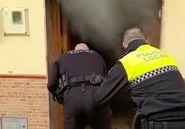 Policía de Íllora en una imaen de archivo.