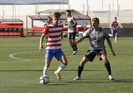 Partido entre el Recreativo Granada y el Real Murcia en la 21/22
