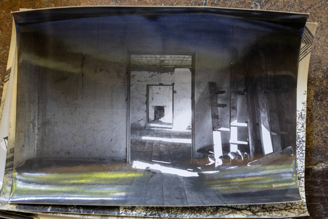 Imagen secundaria 1 - fFotos antiguas de la Casa Real del Soto de Roma en poder de María Angustias Saura. 