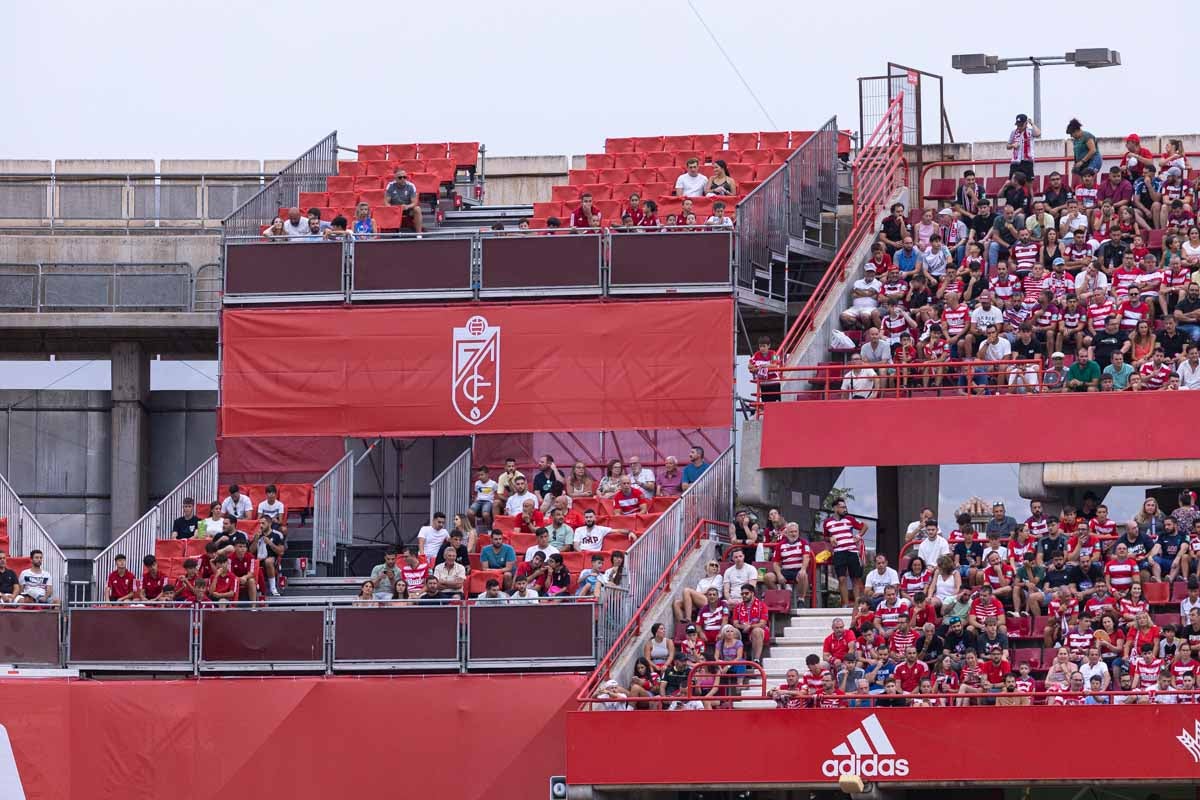 Encuéntrate en la grada durante el Granada-Mallorca