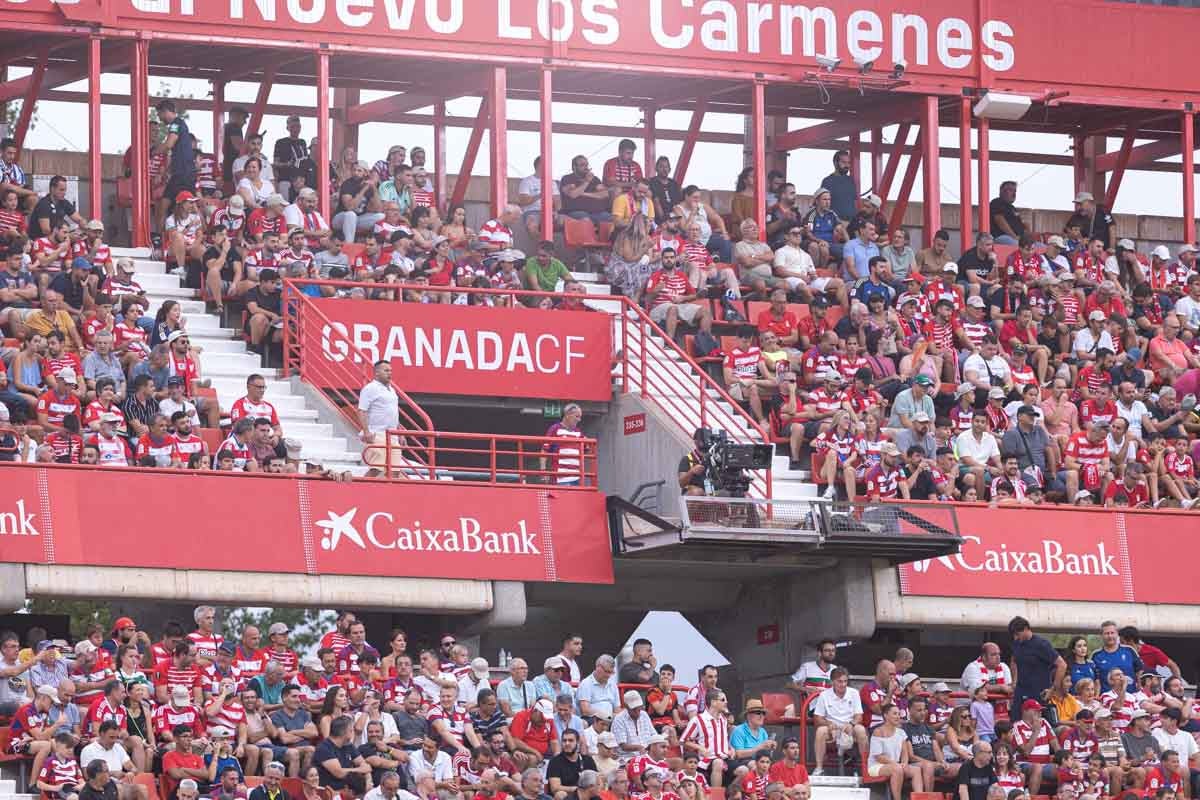 Encuéntrate en la grada durante el Granada-Mallorca