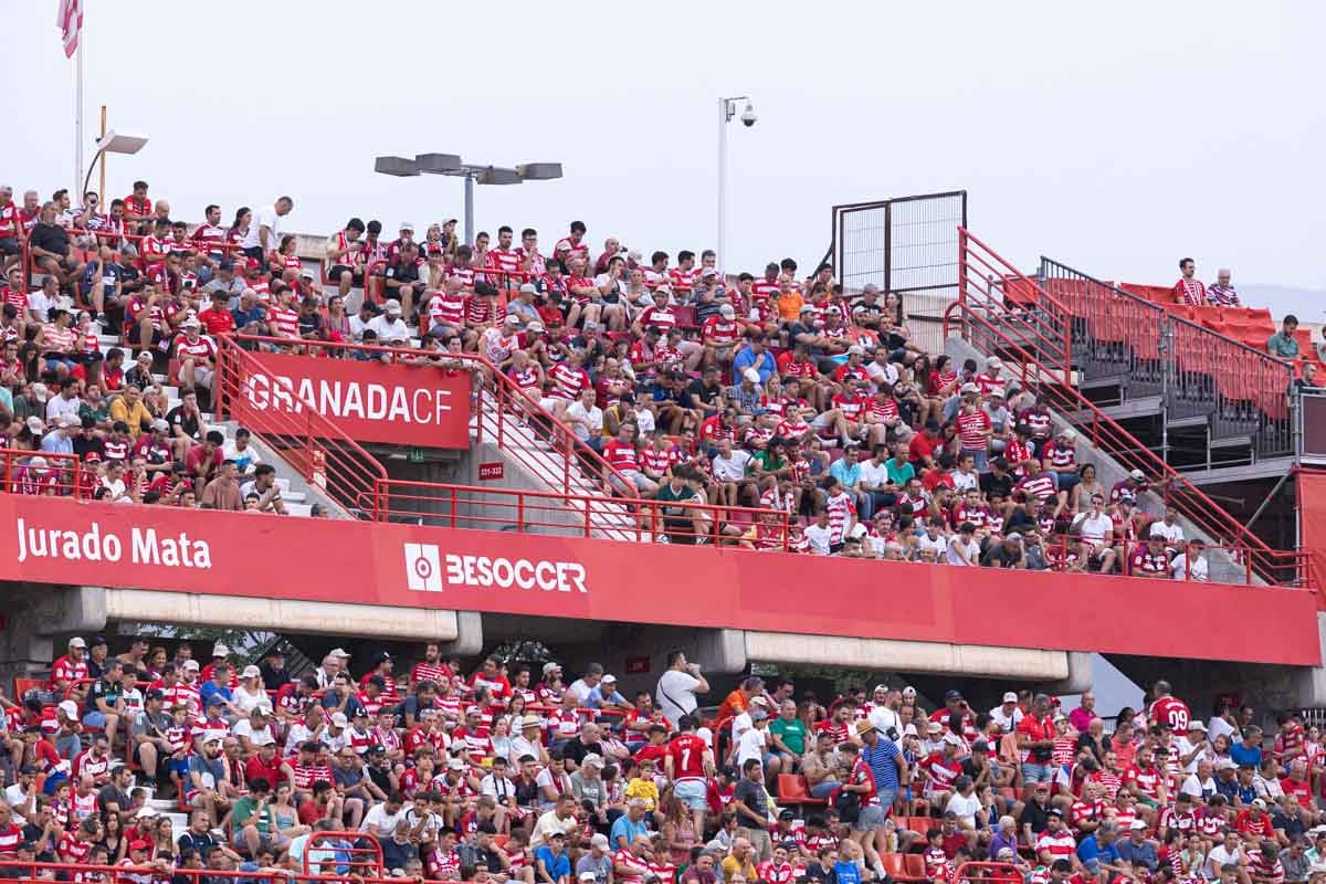 Encuéntrate en la grada durante el Granada-Mallorca