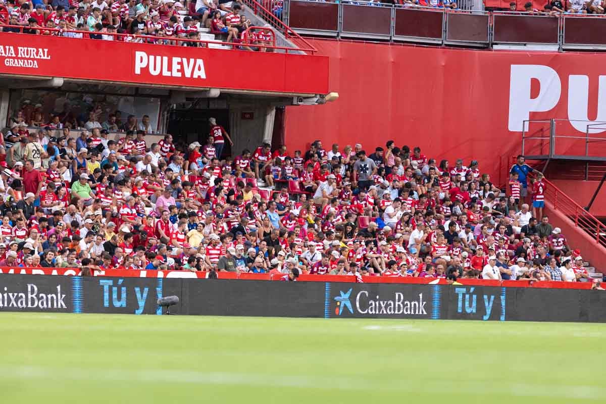 Encuéntrate en la grada durante el Granada-Mallorca