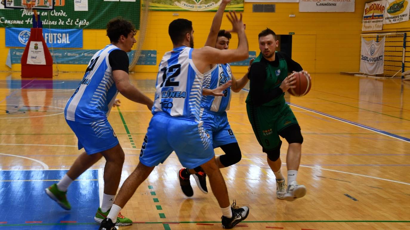 El jugador almeriense, en el encuentro ante La Línea