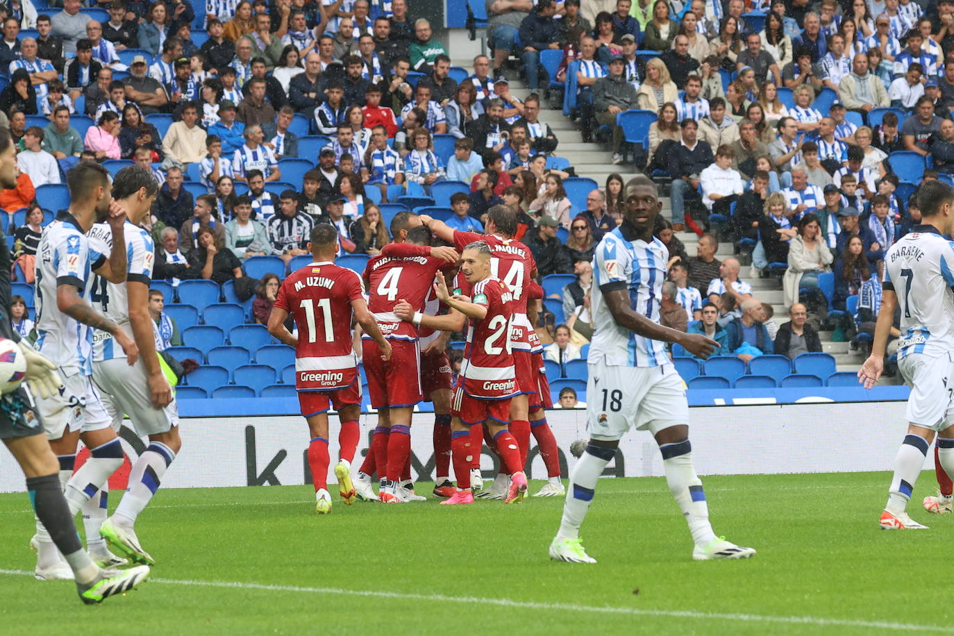 Las mejores imágenes del Real Sociedad - Granada