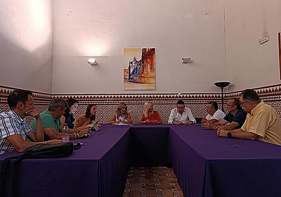 Reunión mantenida sobre la Feria de San Lucas.