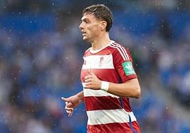 Lucas Boyé, en su estreno con el Granada.