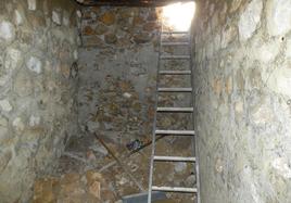 Refugio antiaéreo de la cuesta de San Miguel, en el casco histórico de Jaén.