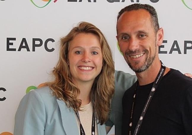 Los investigadores de la UGR Esmee Bakker y Francisco B. Ortega, autores de este trabajo.