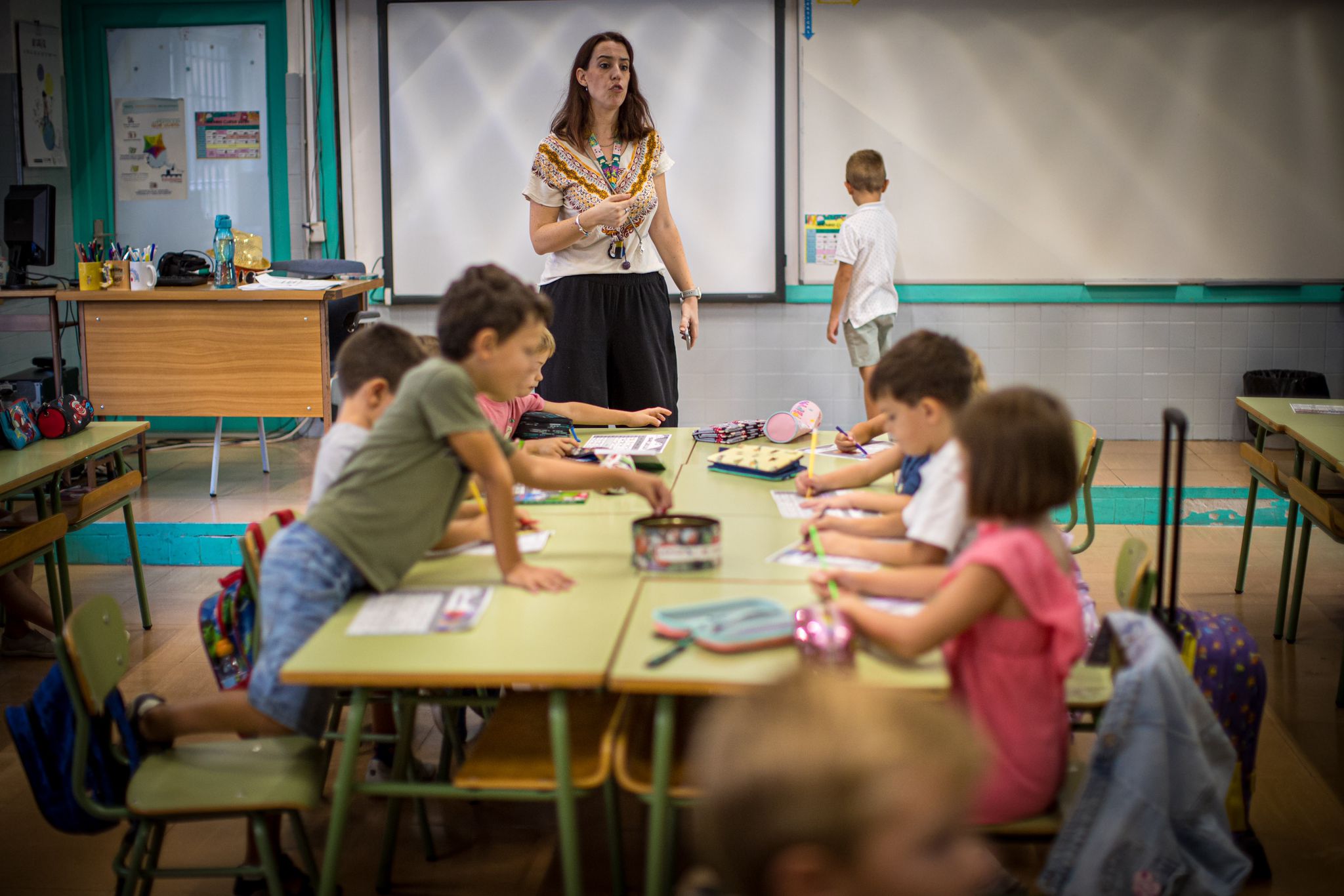 La vuelta al cole en Granada, en imágenes