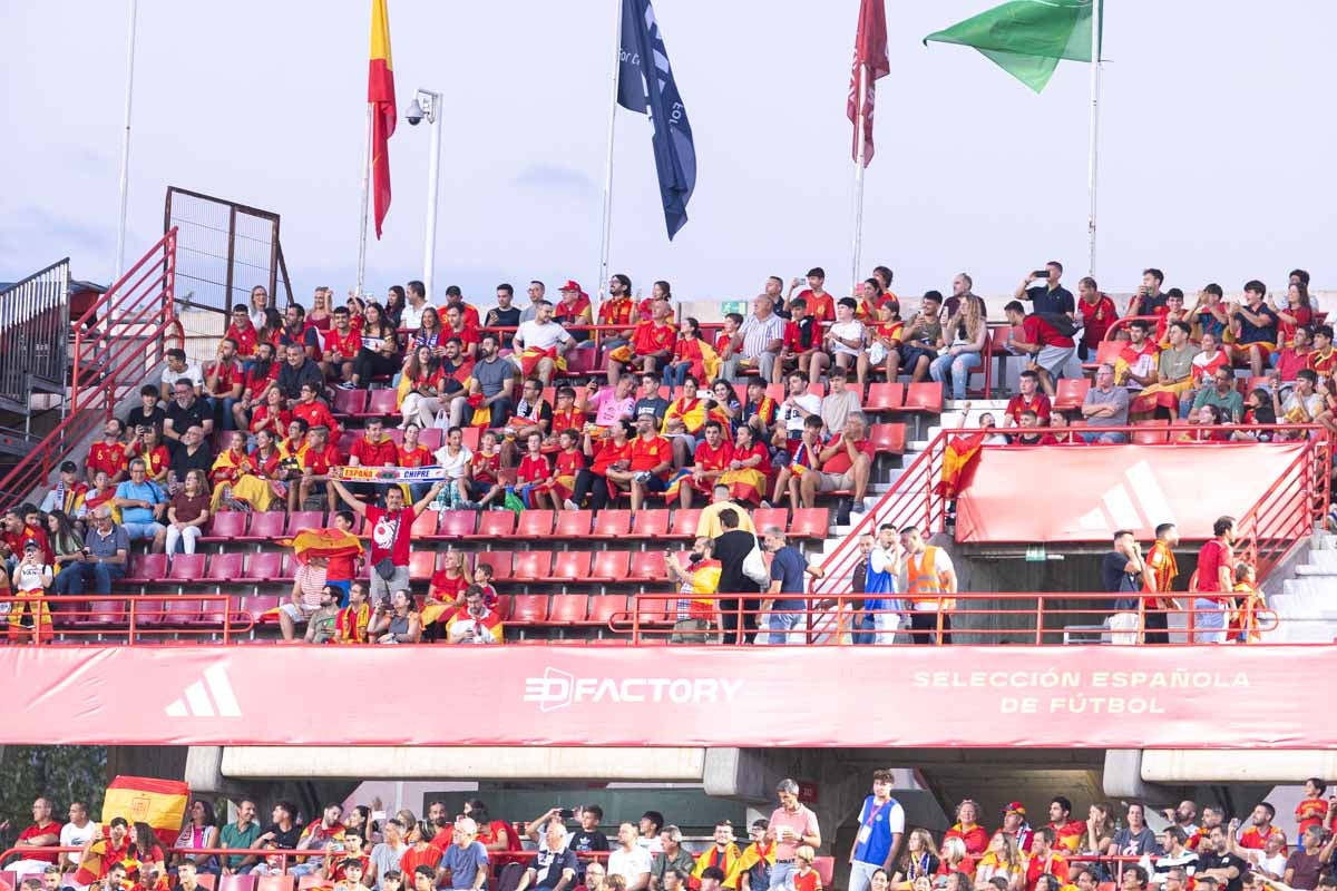 Búscate en la grada de Los Cármenes en el partido de &#039;la Roja&#039;