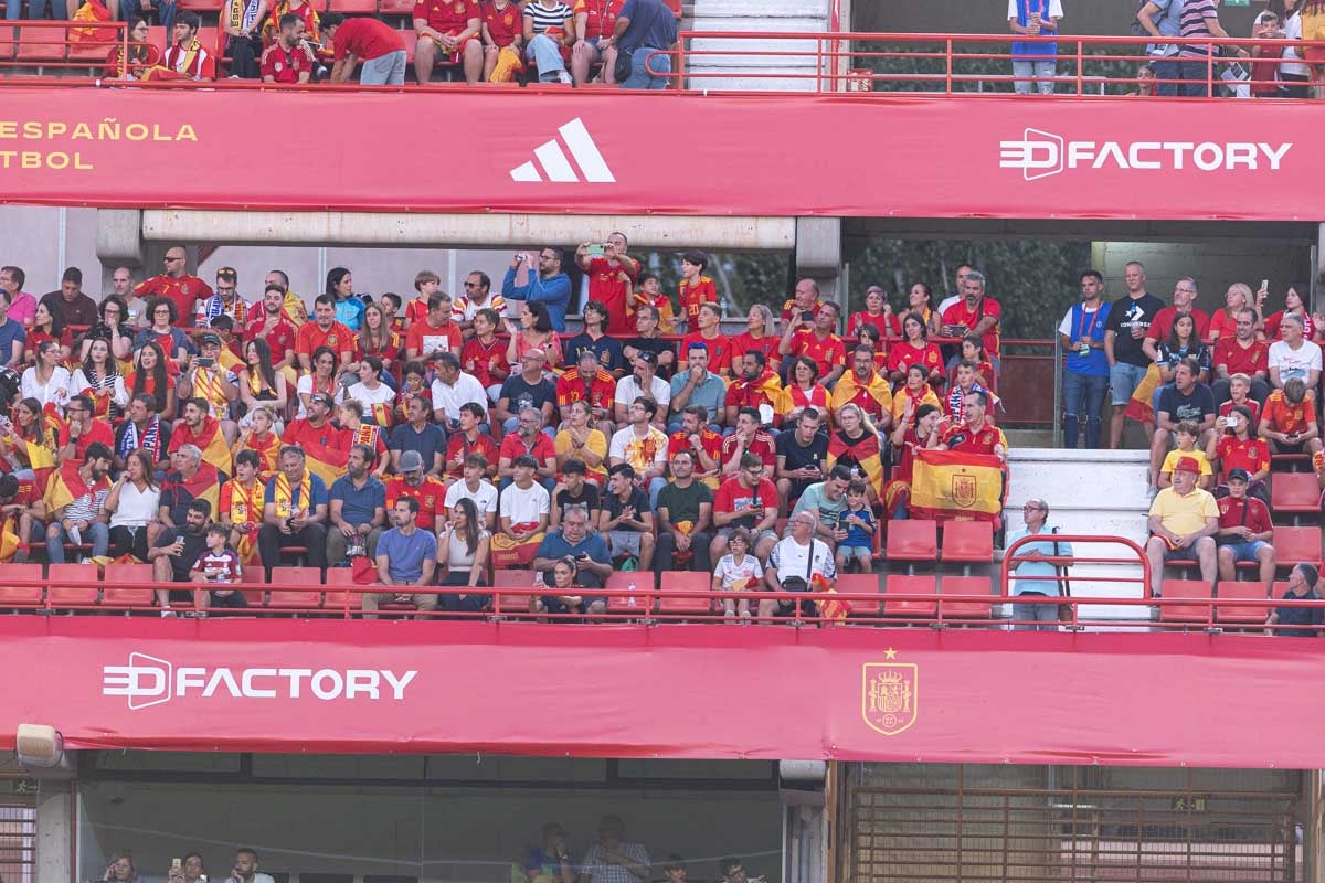 Búscate en la grada de Los Cármenes en el partido de &#039;la Roja&#039;