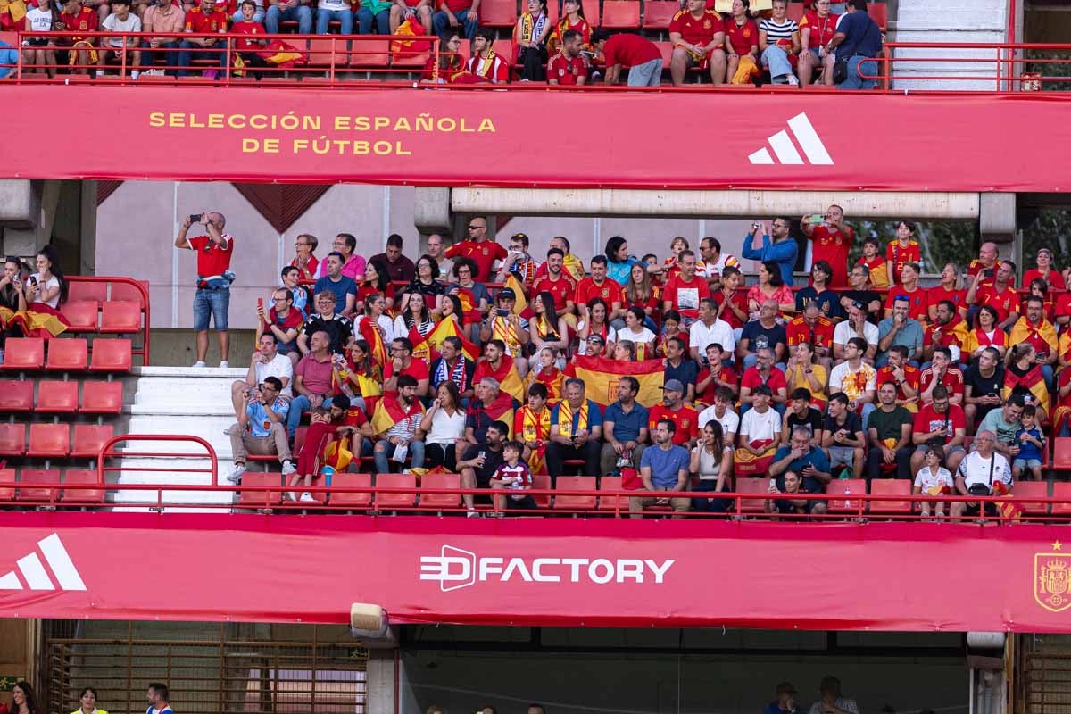 Búscate en la grada de Los Cármenes en el partido de &#039;la Roja&#039;