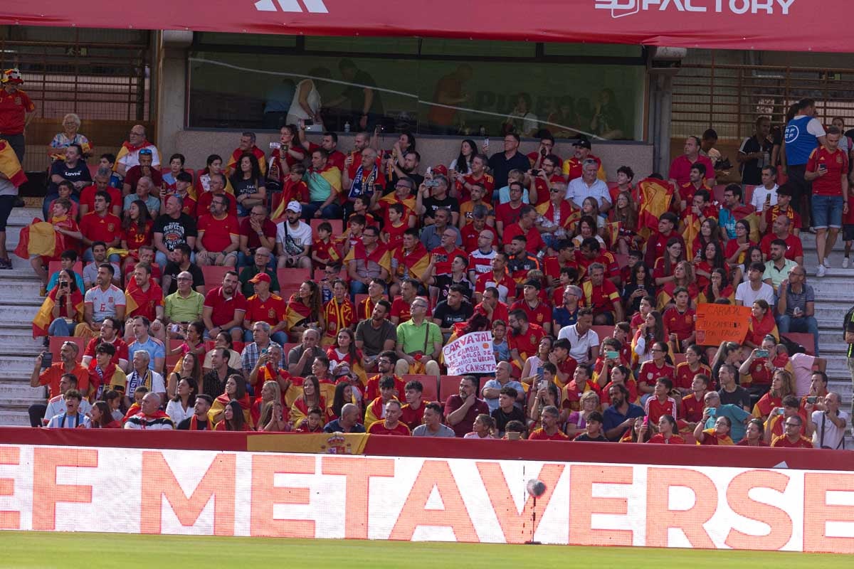 Búscate en la grada de Los Cármenes en el partido de &#039;la Roja&#039;