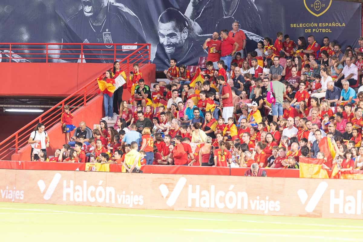 Búscate en la grada de Los Cármenes en el partido de &#039;la Roja&#039;