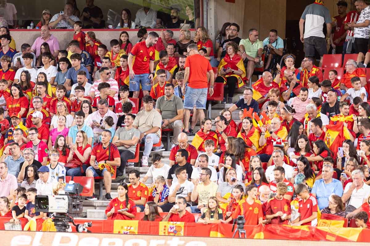 Búscate en la grada de Los Cármenes en el partido de &#039;la Roja&#039;