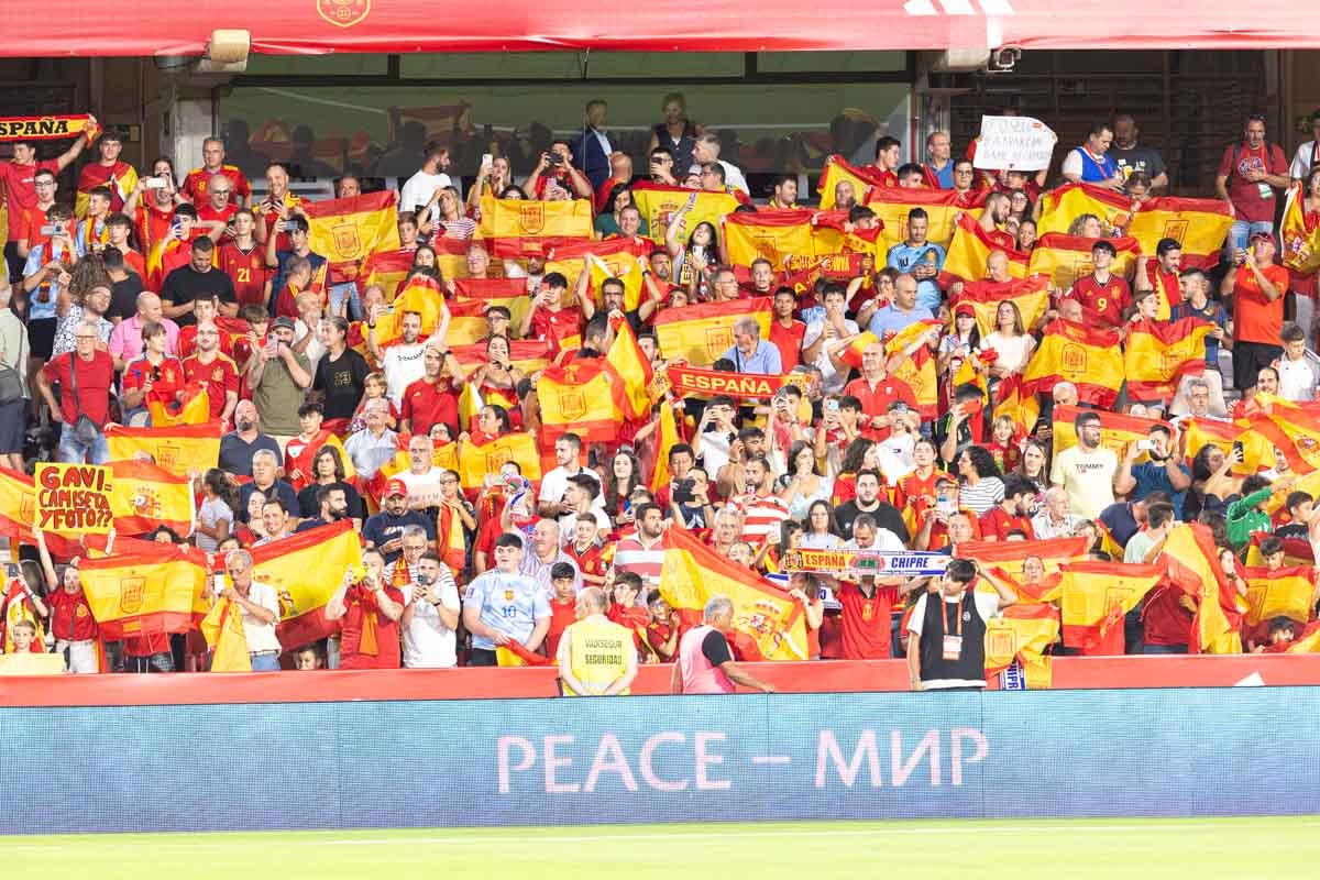 Búscate en la grada de Los Cármenes en el partido de &#039;la Roja&#039;