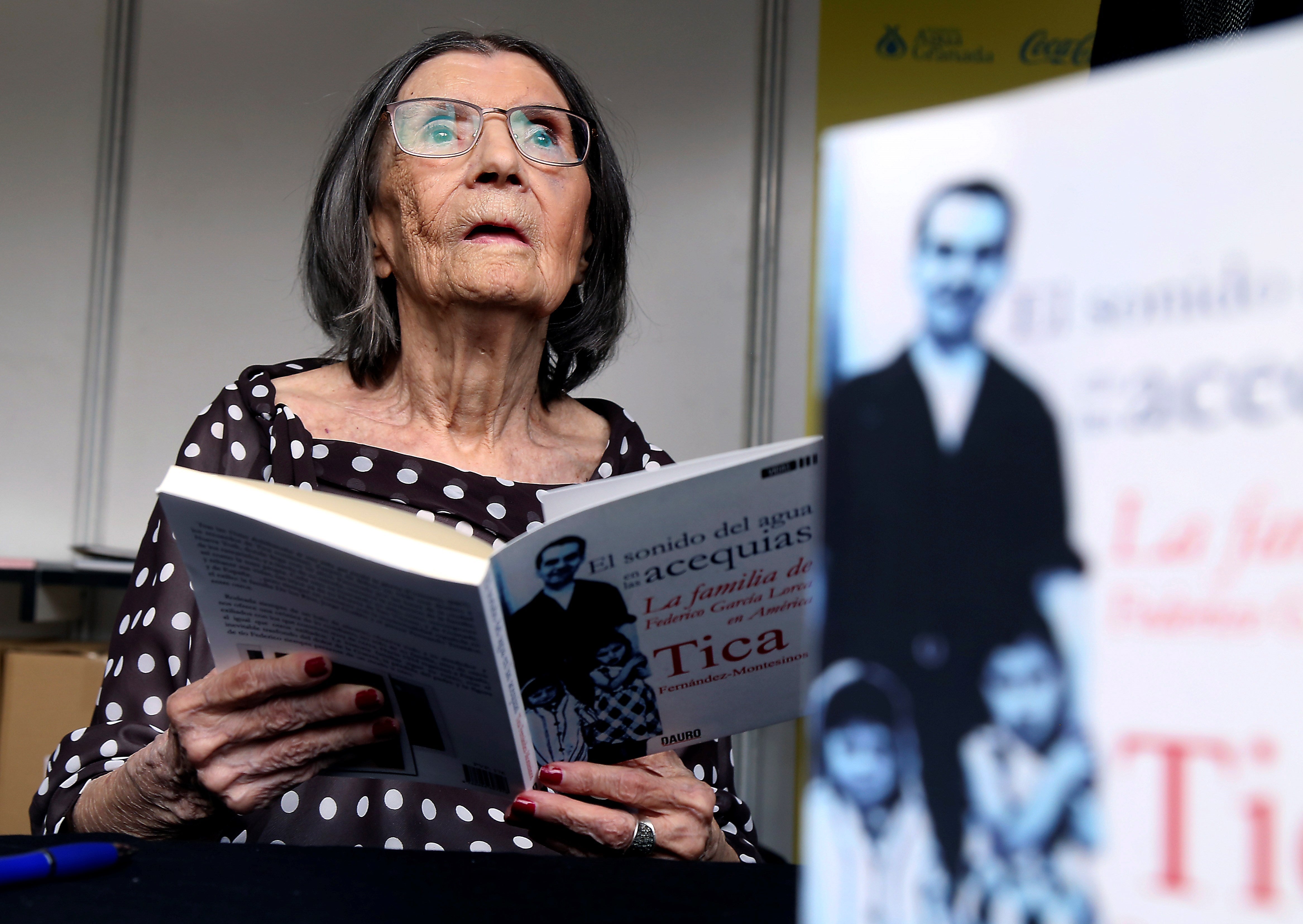 Tica Fernández-Montesinos, en la presentación de su libro.