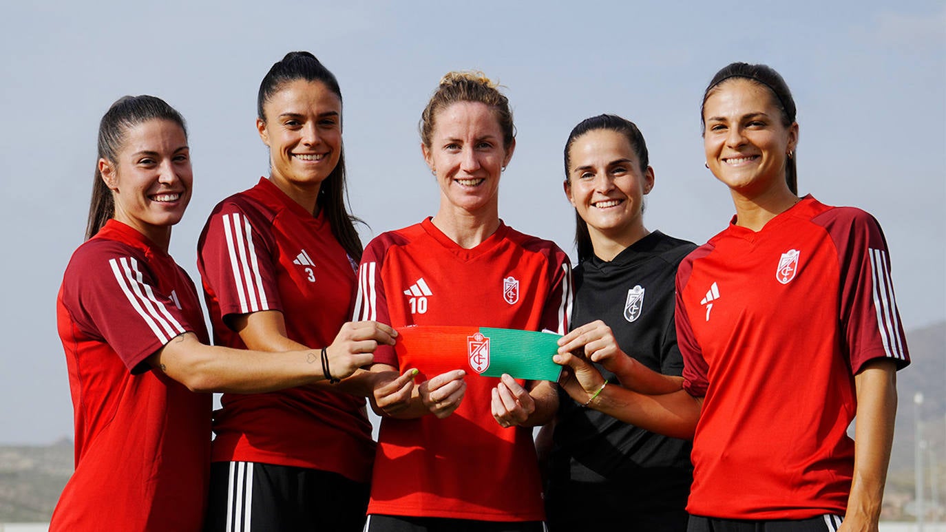 Cristina Postigo, Marta Carrasco, Lauri, Andrea Romero y Laura Pérez.