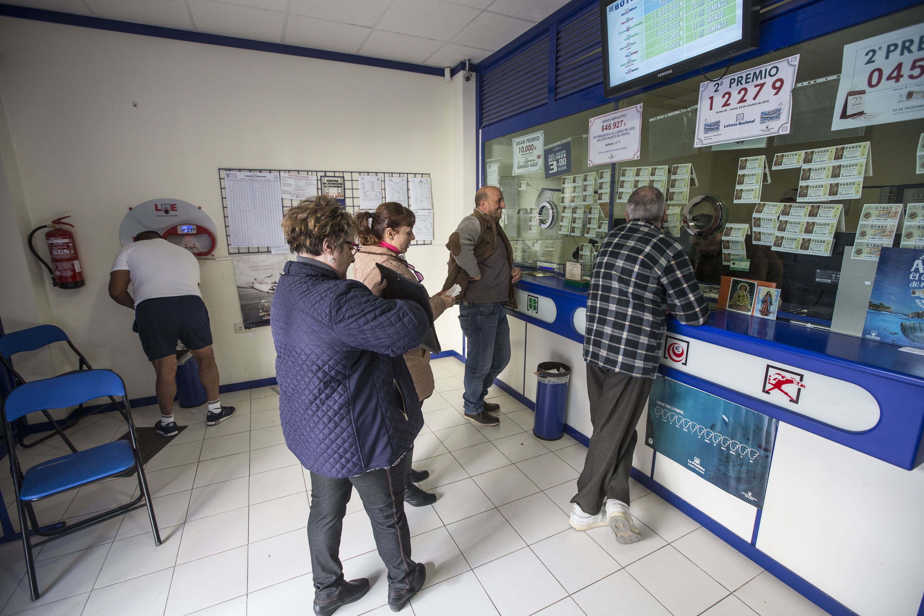 Un único acertante de la Bonoloto se lleva más de un millón de euros en Andalucía.