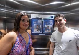 Estudiantes en la residencia de Fuentenueva.