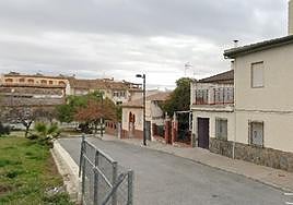 Calle Tórtola, en La Zubia, donde se produjo la detención