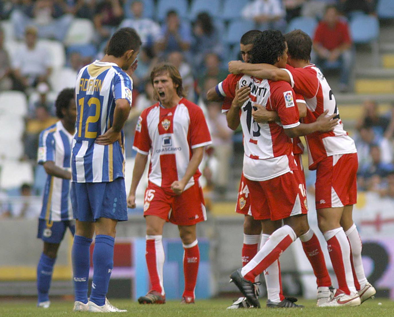 El Almería de Emery ganó a las primeras de cambio, en Riazor.