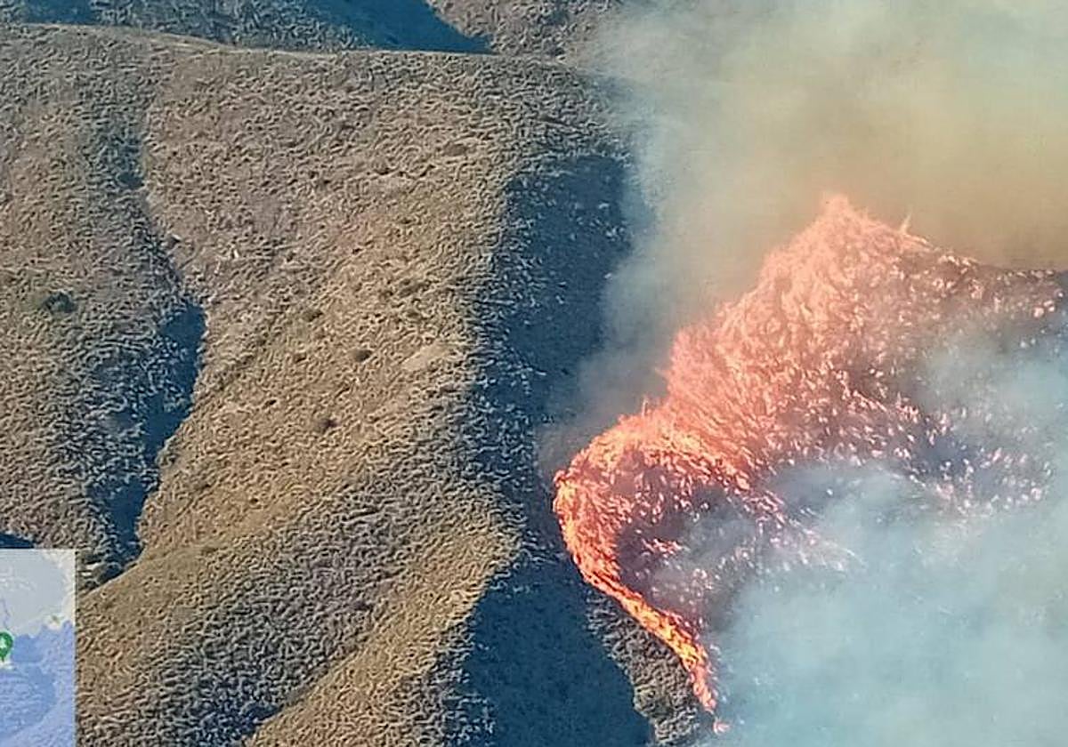Controlado el incendio en un paraje de Cuevas de Almanzora.