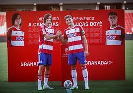 Álvaro Fernández Carreras y Lucas Boyé, presentados.