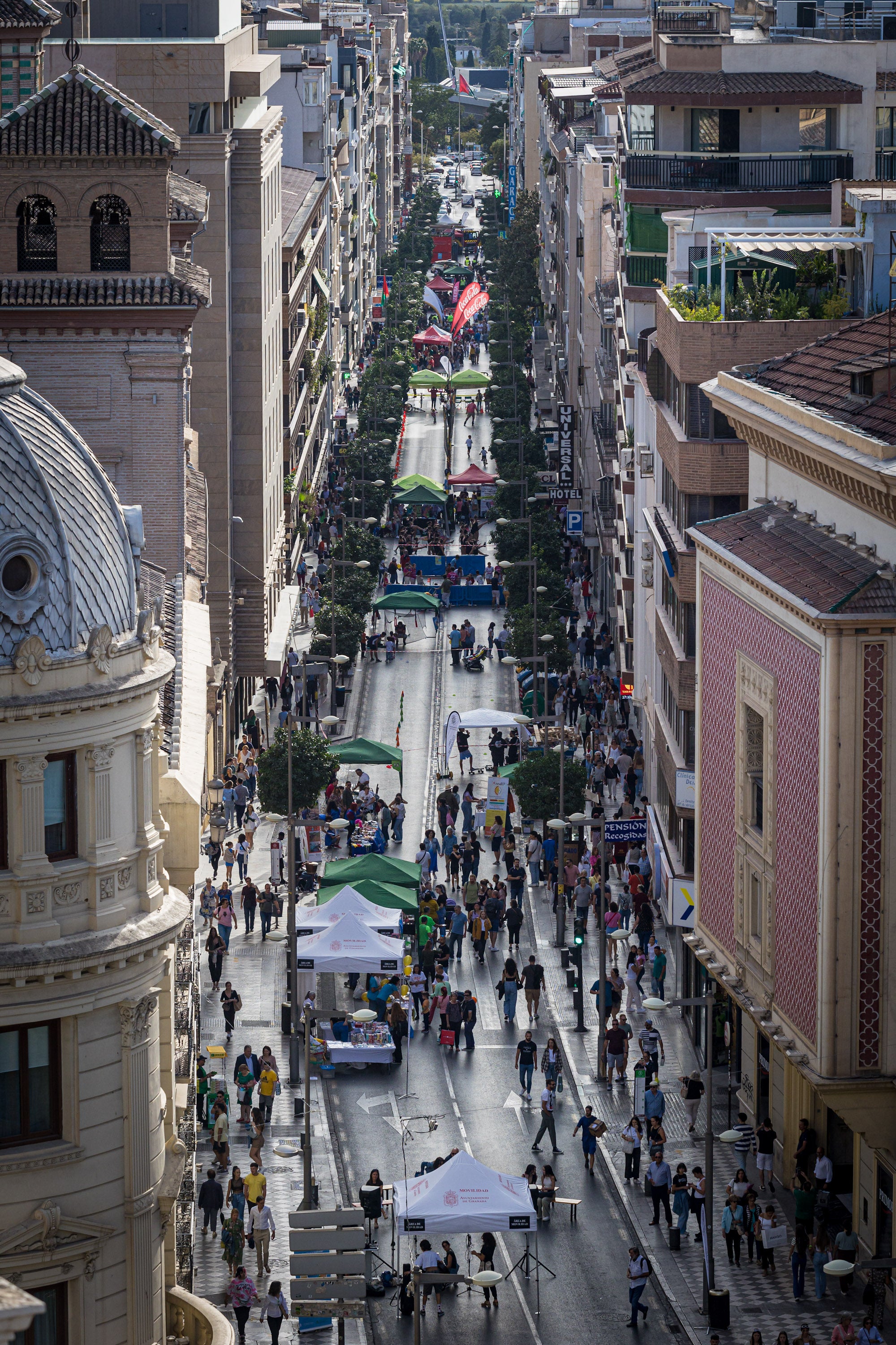 Las imágenes del Día sin Coche en la calle Recogidas