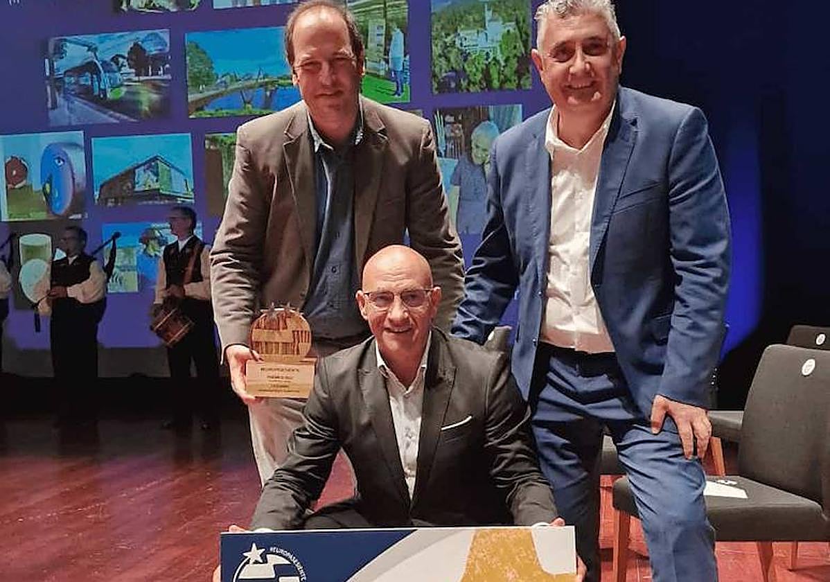 José Luis Racero, Ricardo García y Juan Carlos Gázquez.