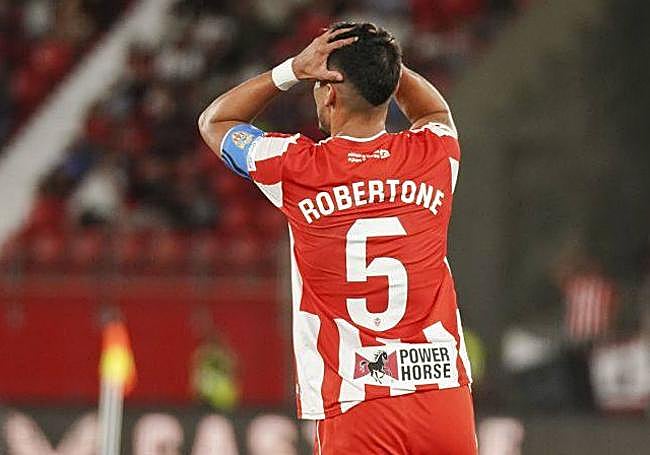 Robertone lamenta una acción fallada.