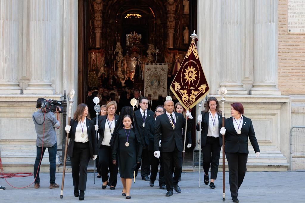 Las imágenes de la procesión de la Virgen de las Angustias