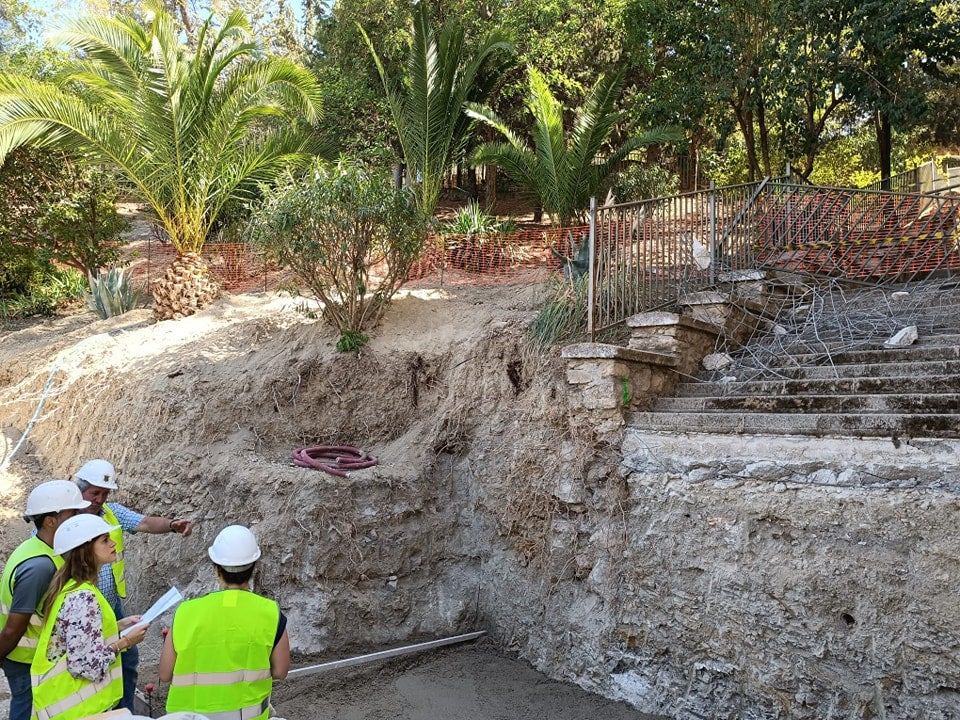 Inicio de las obras en el espacio urbano del Cristo Viejo.