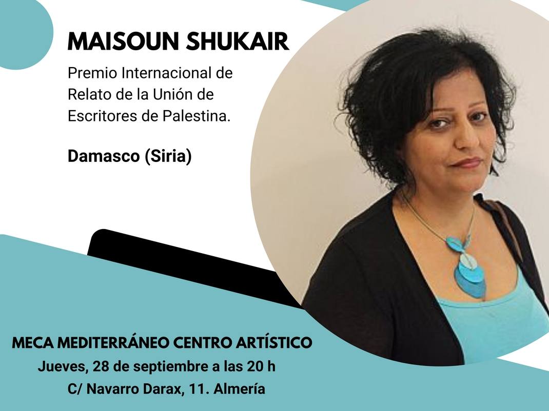 La poeta siria Maisoun Shukair abre el XII Encuentro de las Artes y de las Letras del Mediterráneo