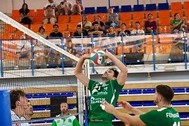 Lance del partido de Unicaja.