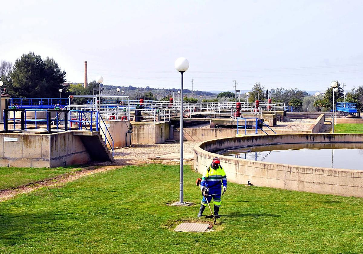 Instalaciones de la Estación Depuradora de Aguas Residuales de Linares.