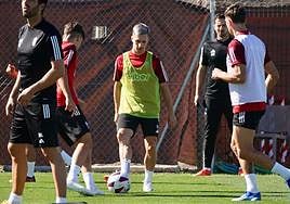 Bryan, en el arranque de la sesión.