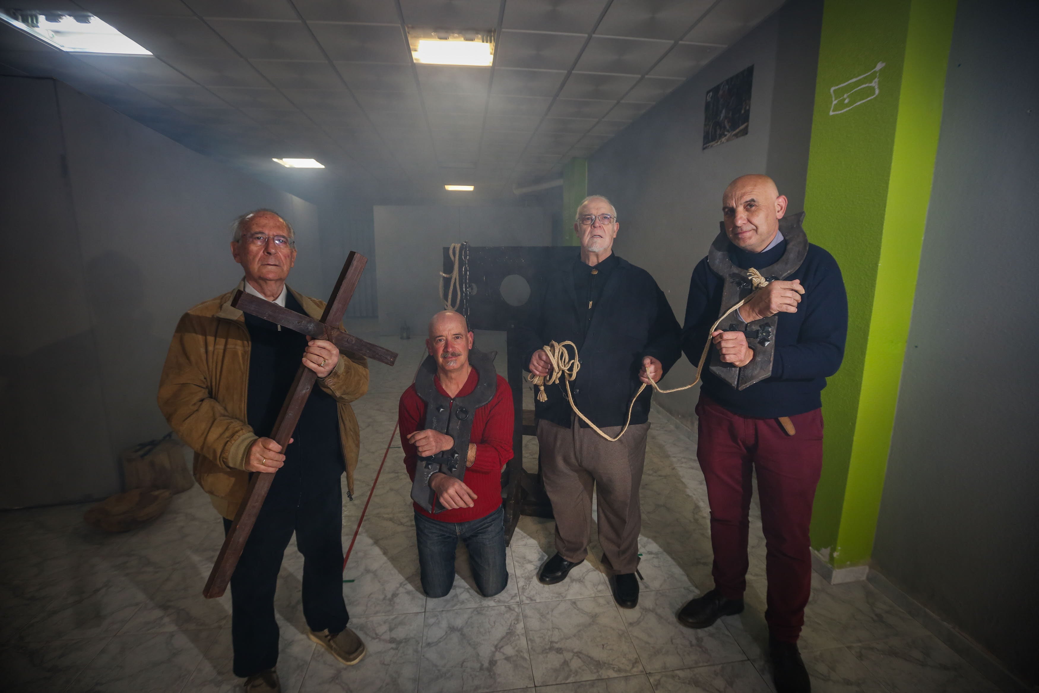 Actores de la compañía de teatro Corral del Carbón.