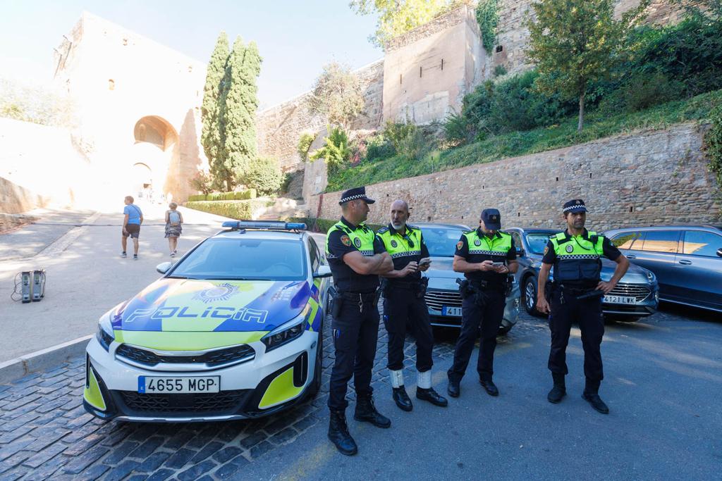 Las imágenes de la seguridad en la Alhambra por la cumbre europea