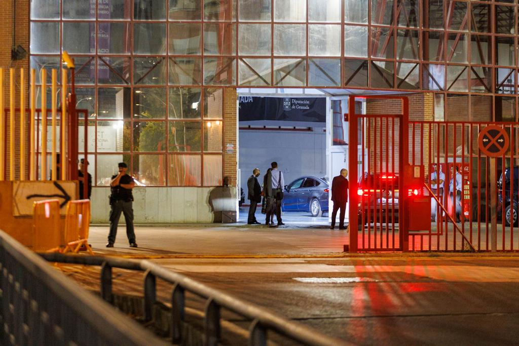 Las imágenes de Fermasa, convertido en el parking de las delegaciones en la cumbre europea