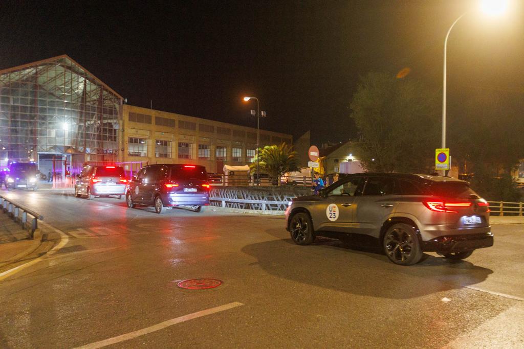 Las imágenes de Fermasa, convertido en el parking de las delegaciones en la cumbre europea