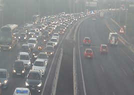 Colapso en la GR-30 por el accidente