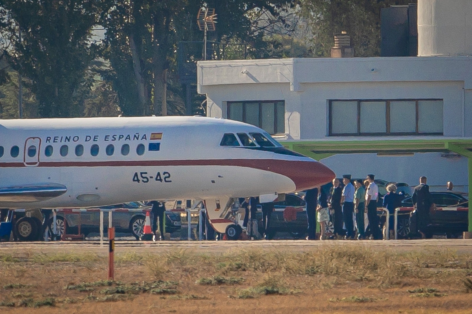 Las imágenes de los aviones de las delegaciones europeas en un día histórico para el aeropuerto