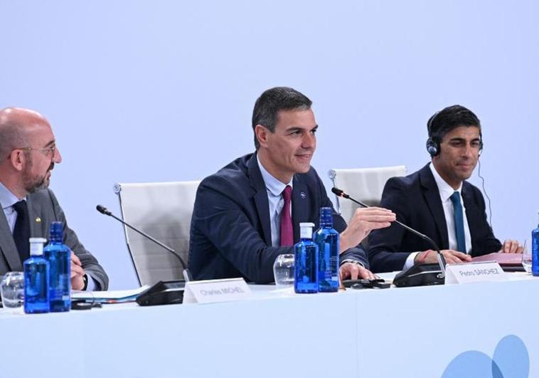 Pedro Sánchez durante su discurso inaugural.