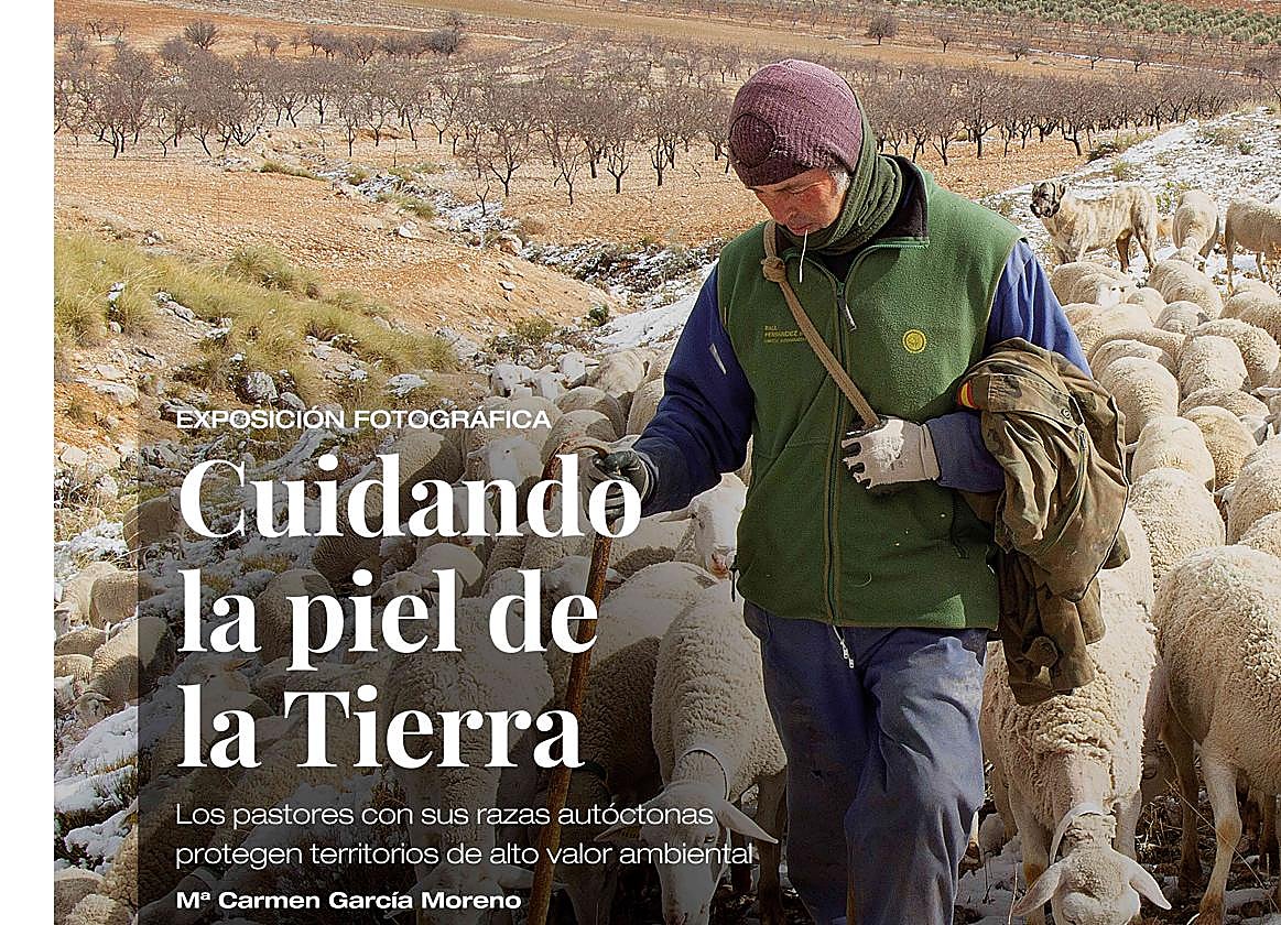 Pastoreo y sostenibilidad se unen en 'Cuidando la piel de la Tierra', una muestra fotográfica en Caja Rural