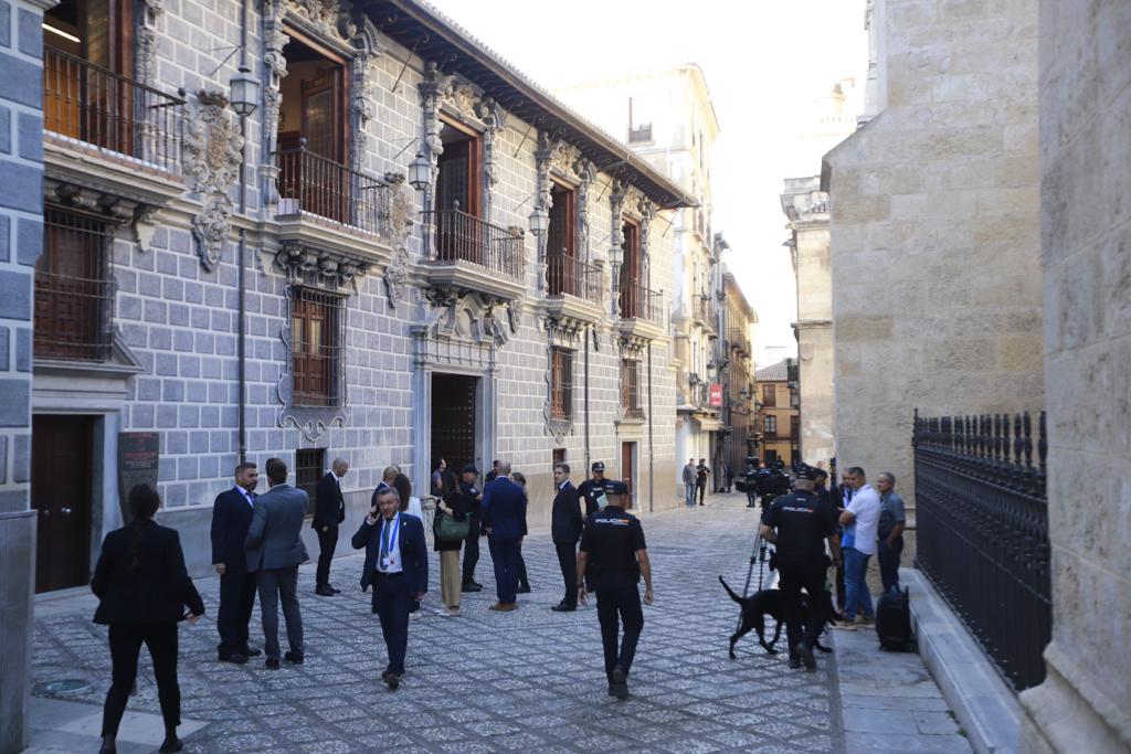 Todas las imágenes de la cumbre europea en Granada este viernes